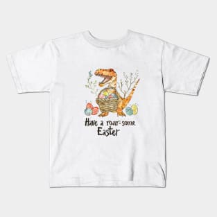 Have a roar-some Easter boy Easter Kids T-Shirt